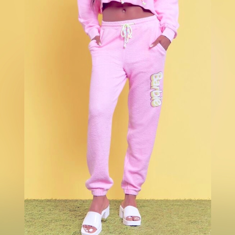 Barbie Graphic Beaded Joggers - Picture 2 of 7